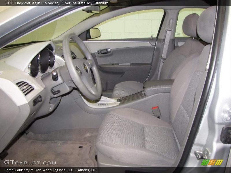 Silver Ice Metallic / Titanium 2010 Chevrolet Malibu LS Sedan