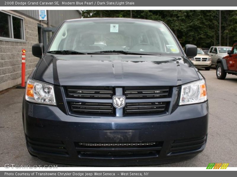 Modern Blue Pearl / Dark Slate/Light Shale 2008 Dodge Grand Caravan SE