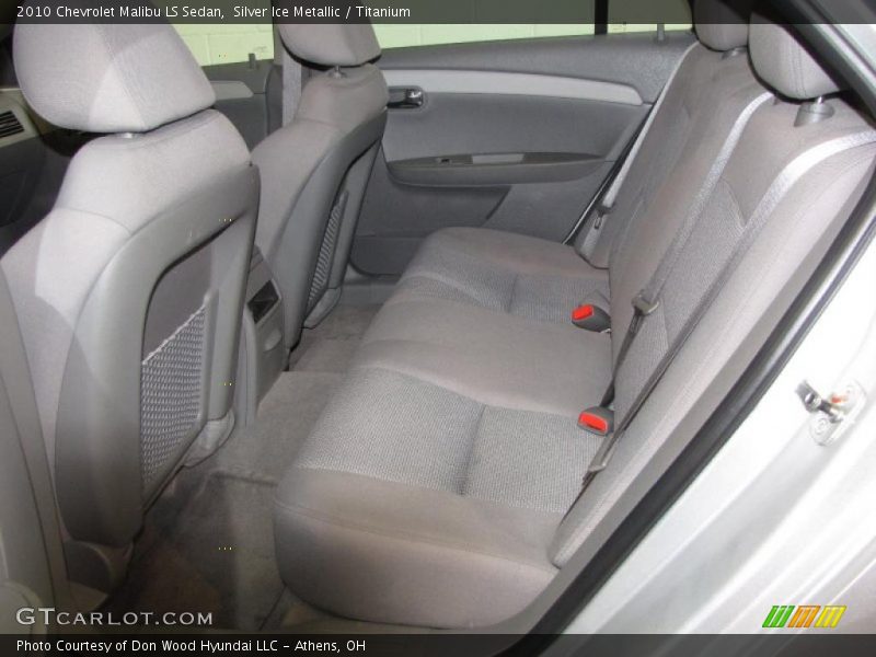 Silver Ice Metallic / Titanium 2010 Chevrolet Malibu LS Sedan