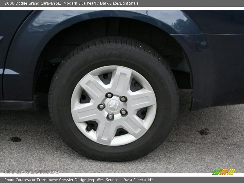 Modern Blue Pearl / Dark Slate/Light Shale 2008 Dodge Grand Caravan SE