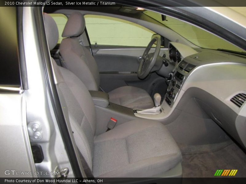 Silver Ice Metallic / Titanium 2010 Chevrolet Malibu LS Sedan