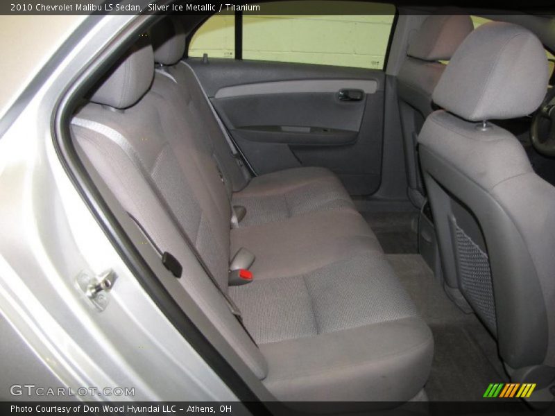 Silver Ice Metallic / Titanium 2010 Chevrolet Malibu LS Sedan