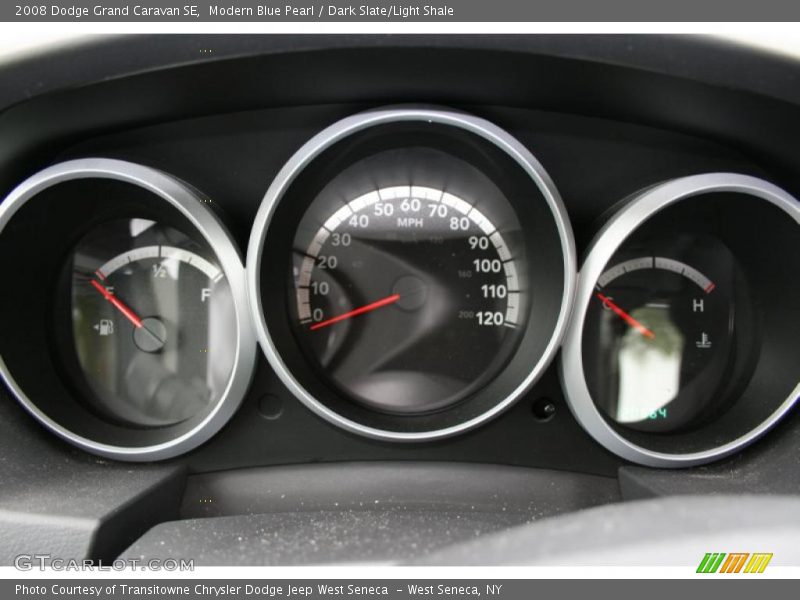 Modern Blue Pearl / Dark Slate/Light Shale 2008 Dodge Grand Caravan SE
