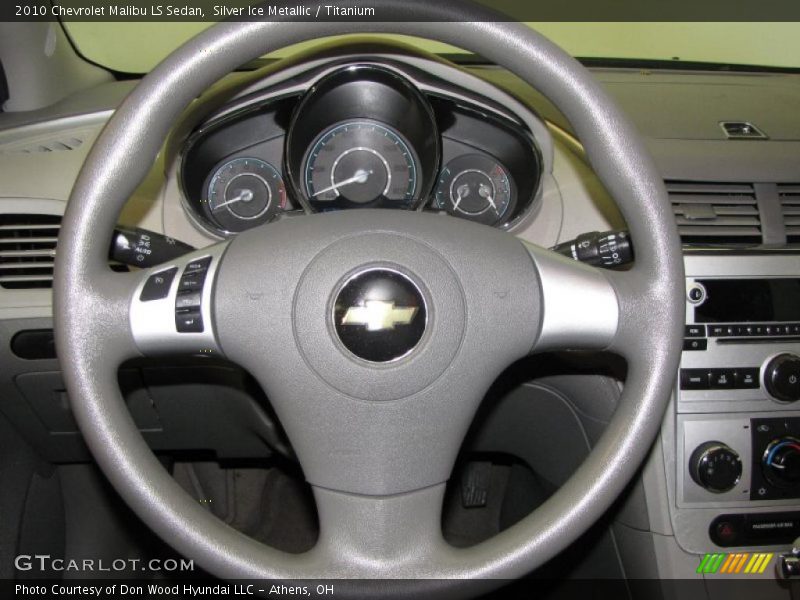 Silver Ice Metallic / Titanium 2010 Chevrolet Malibu LS Sedan