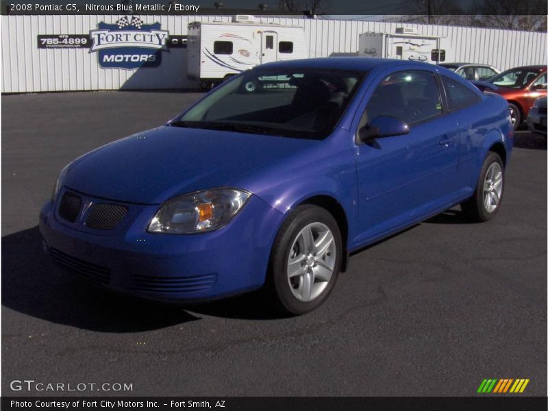 Nitrous Blue Metallic / Ebony 2008 Pontiac G5