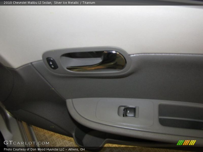Silver Ice Metallic / Titanium 2010 Chevrolet Malibu LS Sedan