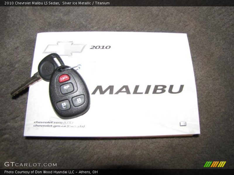 Silver Ice Metallic / Titanium 2010 Chevrolet Malibu LS Sedan