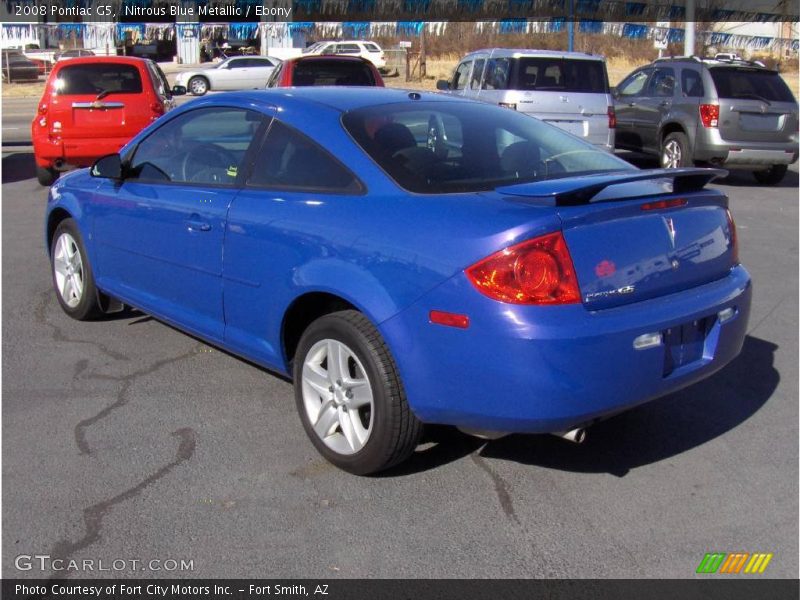 Nitrous Blue Metallic / Ebony 2008 Pontiac G5