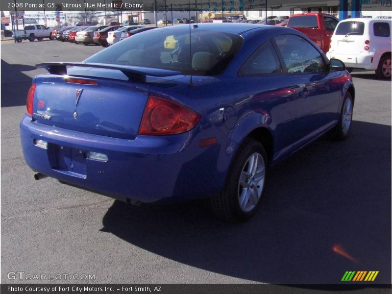 Nitrous Blue Metallic / Ebony 2008 Pontiac G5