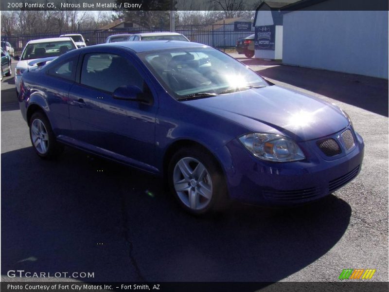Nitrous Blue Metallic / Ebony 2008 Pontiac G5