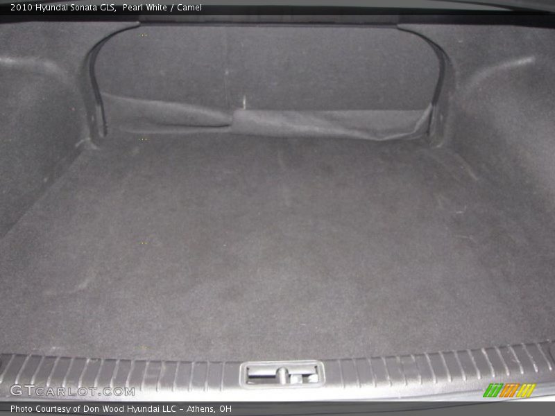 Pearl White / Camel 2010 Hyundai Sonata GLS