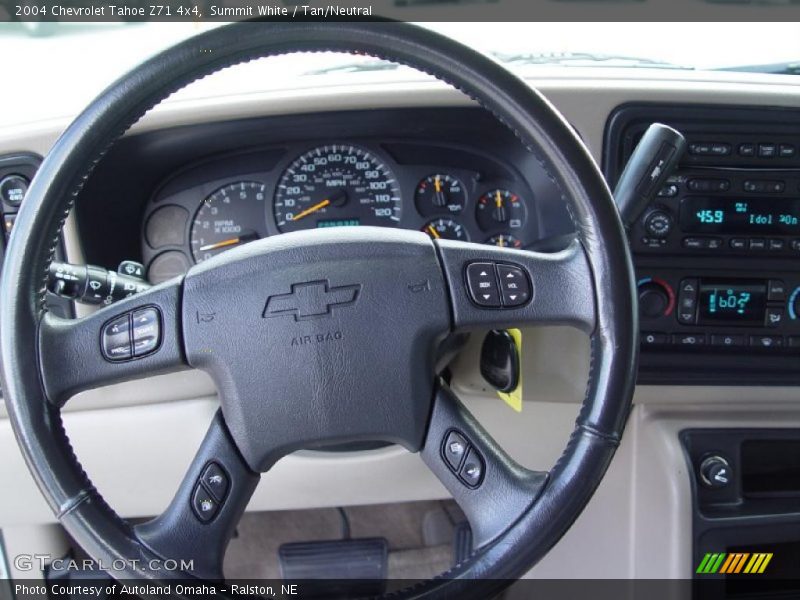 Summit White / Tan/Neutral 2004 Chevrolet Tahoe Z71 4x4