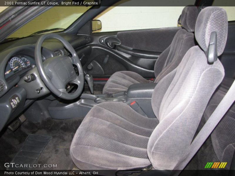 Bright Red / Graphite 2001 Pontiac Sunfire GT Coupe