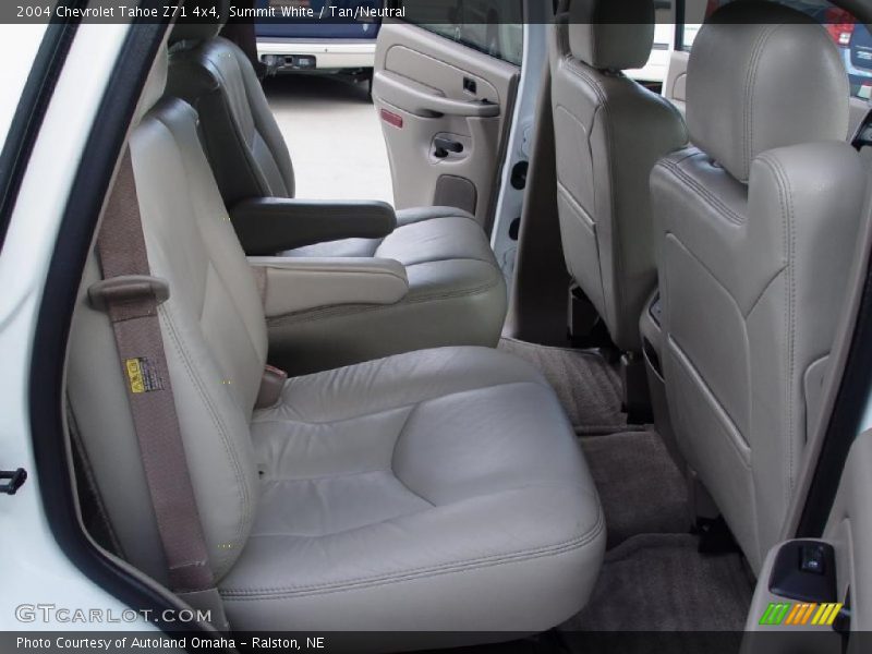 Summit White / Tan/Neutral 2004 Chevrolet Tahoe Z71 4x4