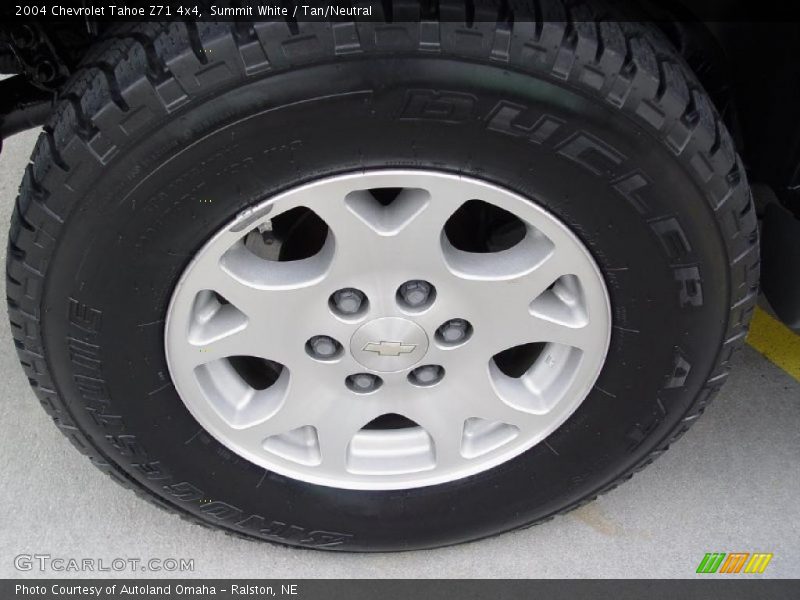 Summit White / Tan/Neutral 2004 Chevrolet Tahoe Z71 4x4