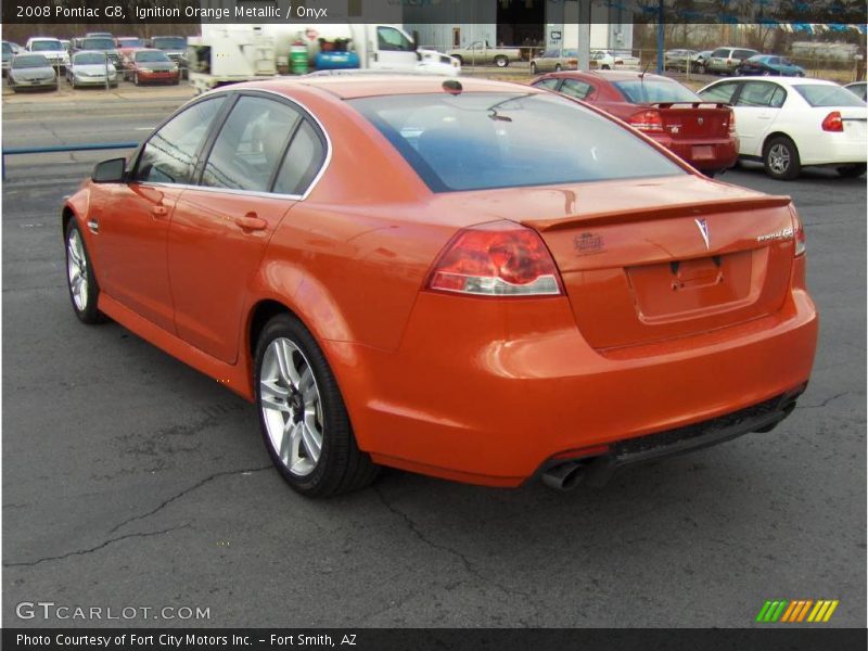 2008 Pontiac G8 in Ignition Orange Metallic Photo No. 3621882
