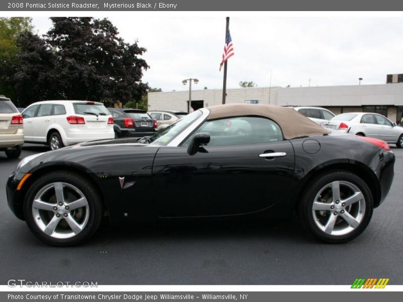 Mysterious Black / Ebony 2008 Pontiac Solstice Roadster