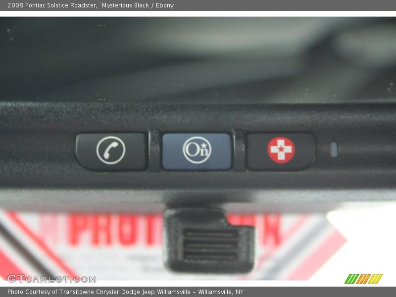 Mysterious Black / Ebony 2008 Pontiac Solstice Roadster