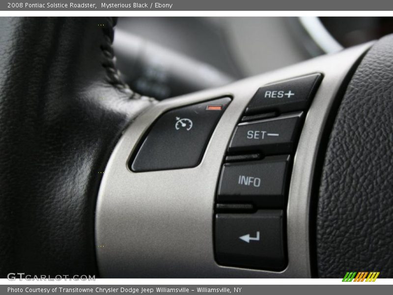 Mysterious Black / Ebony 2008 Pontiac Solstice Roadster