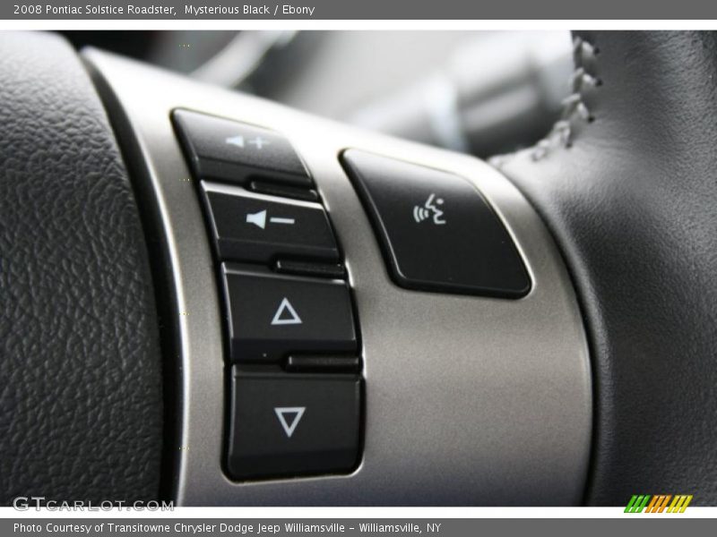 Mysterious Black / Ebony 2008 Pontiac Solstice Roadster