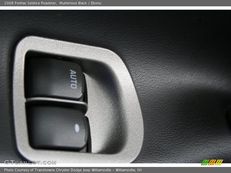Mysterious Black / Ebony 2008 Pontiac Solstice Roadster