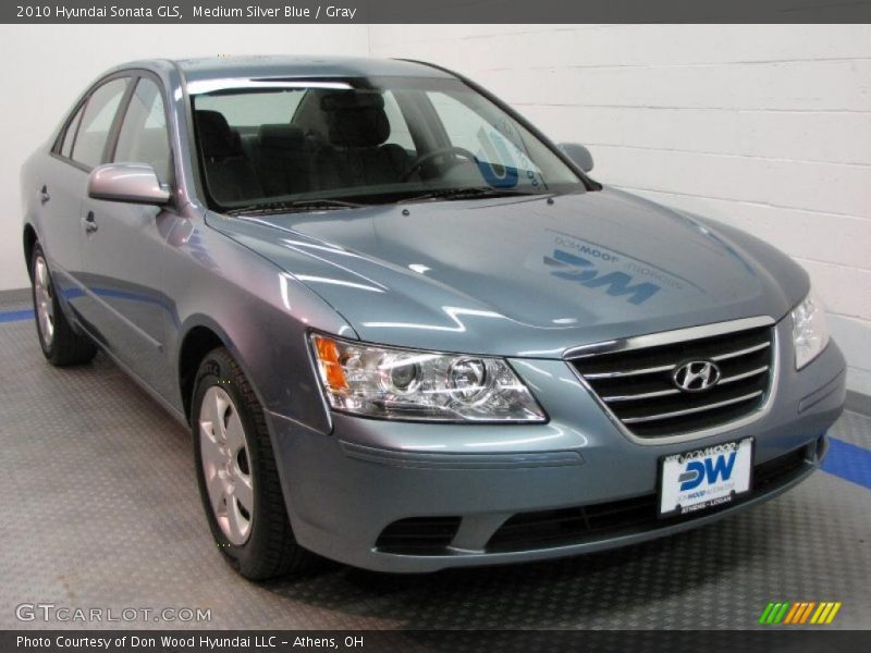 Medium Silver Blue / Gray 2010 Hyundai Sonata GLS
