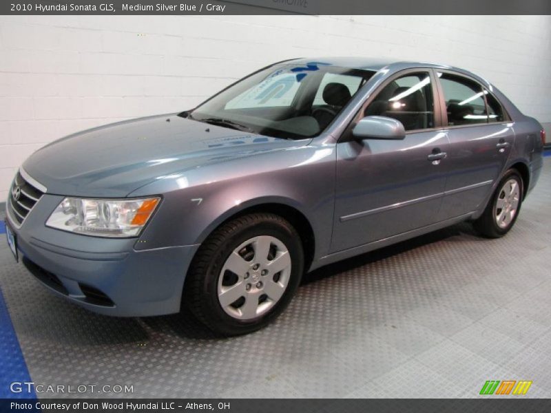Medium Silver Blue / Gray 2010 Hyundai Sonata GLS