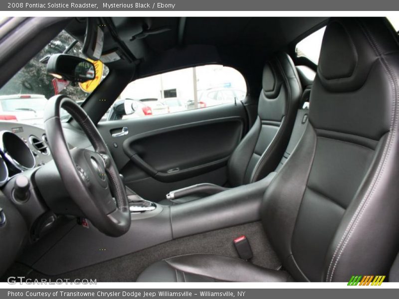 Mysterious Black / Ebony 2008 Pontiac Solstice Roadster