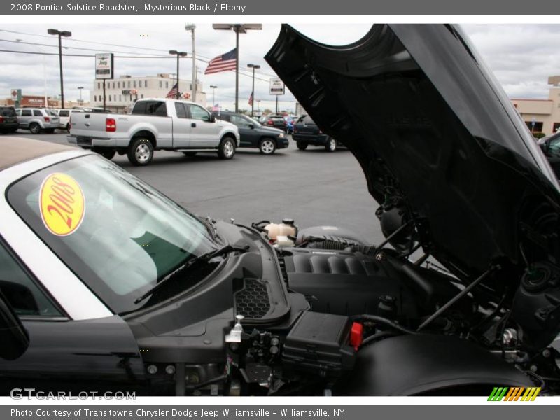 Mysterious Black / Ebony 2008 Pontiac Solstice Roadster