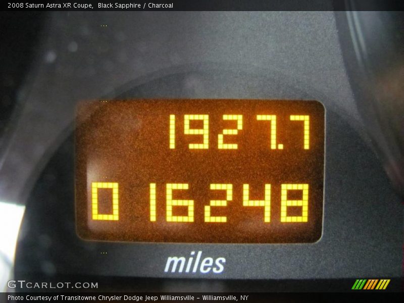 Black Sapphire / Charcoal 2008 Saturn Astra XR Coupe