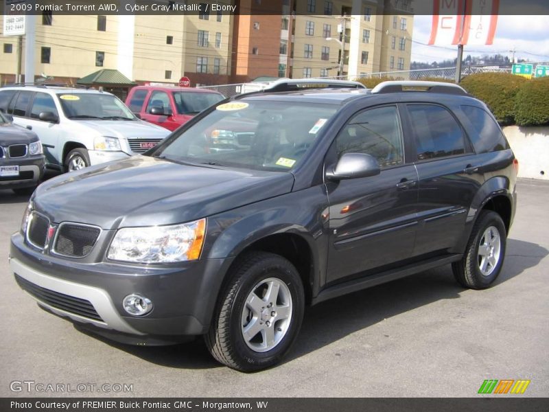 Cyber Gray Metallic / Ebony 2009 Pontiac Torrent AWD