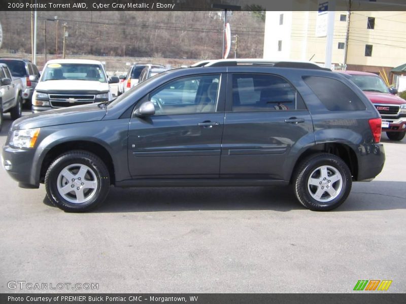 Cyber Gray Metallic / Ebony 2009 Pontiac Torrent AWD