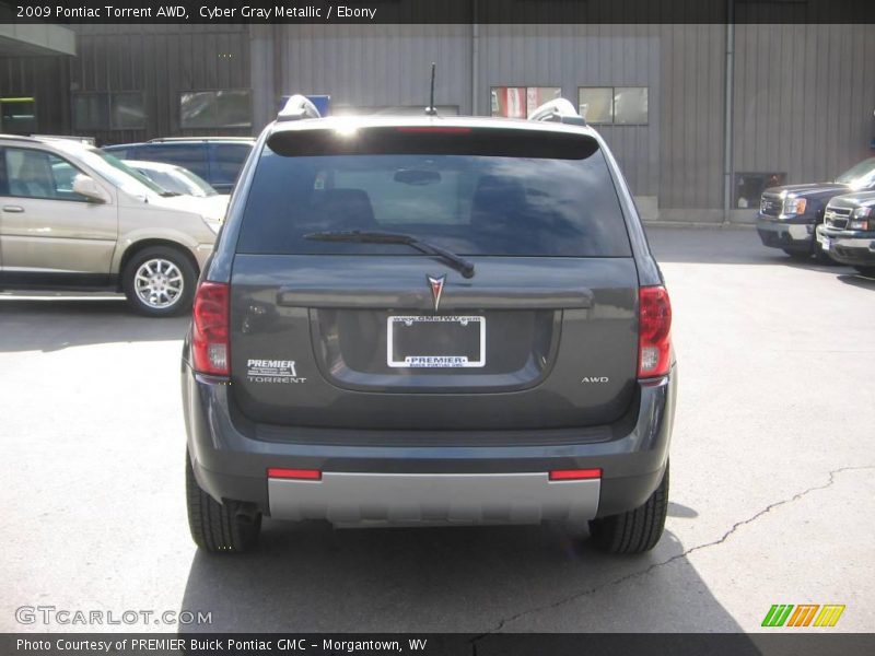 Cyber Gray Metallic / Ebony 2009 Pontiac Torrent AWD