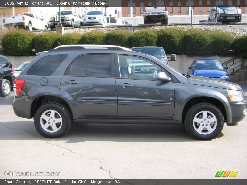Cyber Gray Metallic / Ebony 2009 Pontiac Torrent AWD