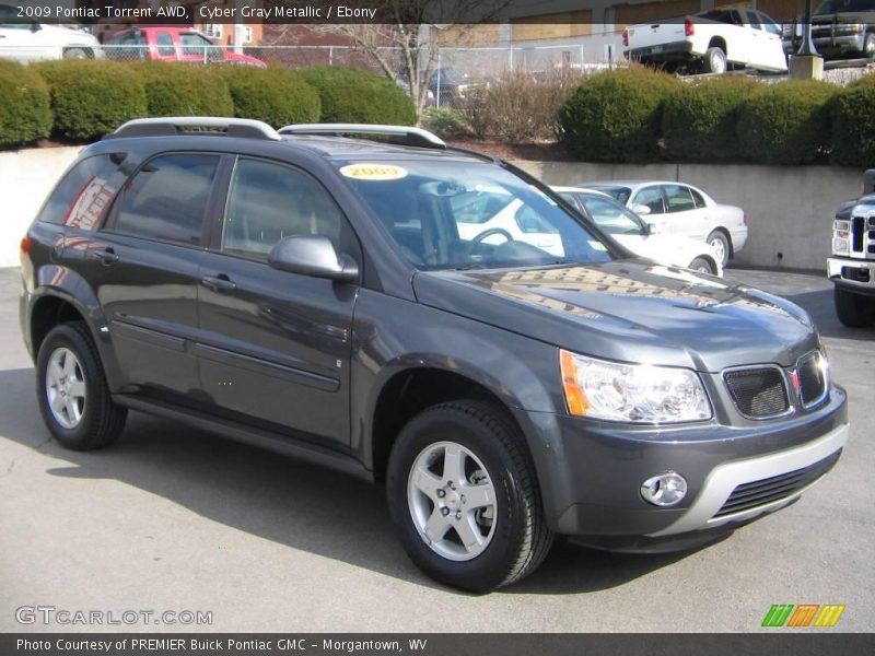 Cyber Gray Metallic / Ebony 2009 Pontiac Torrent AWD