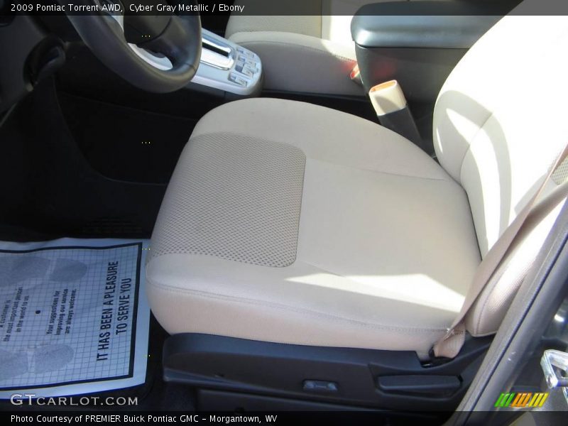 Cyber Gray Metallic / Ebony 2009 Pontiac Torrent AWD