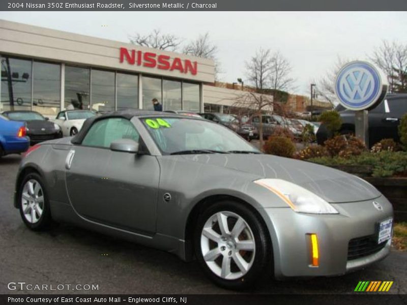 Silverstone Metallic / Charcoal 2004 Nissan 350Z Enthusiast Roadster