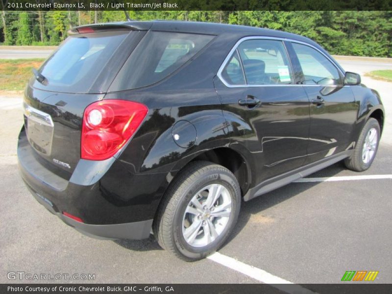 Black / Light Titanium/Jet Black 2011 Chevrolet Equinox LS