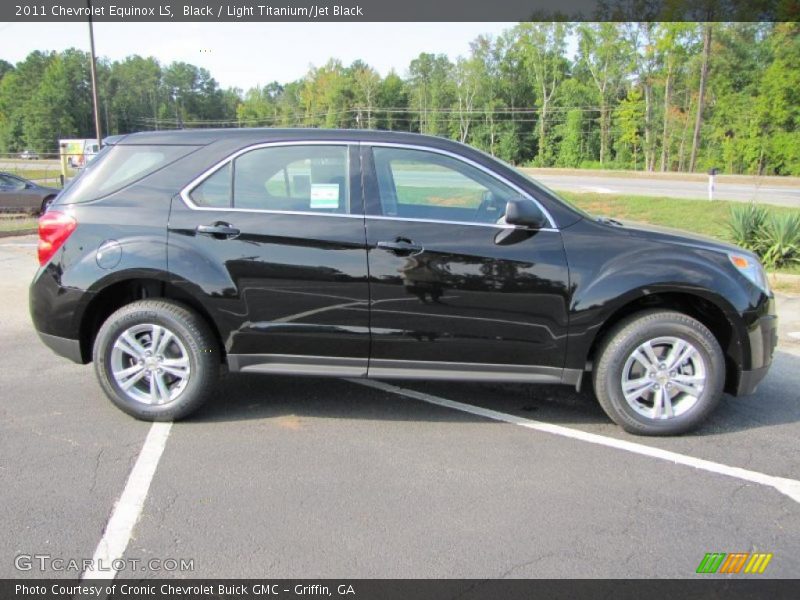 Black / Light Titanium/Jet Black 2011 Chevrolet Equinox LS