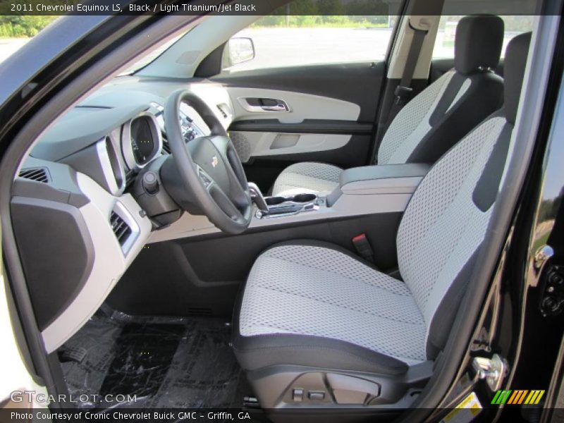 Black / Light Titanium/Jet Black 2011 Chevrolet Equinox LS