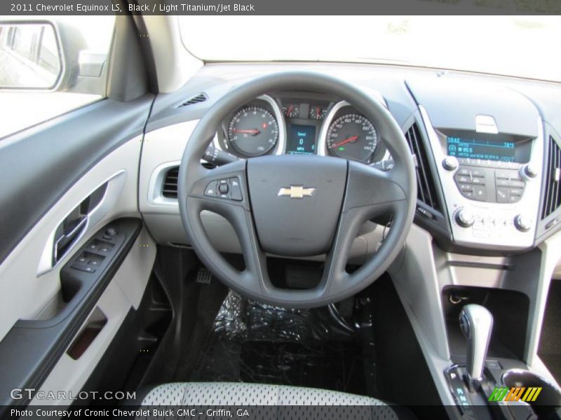 Black / Light Titanium/Jet Black 2011 Chevrolet Equinox LS
