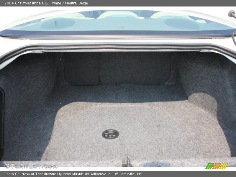 White / Neutral Beige 2004 Chevrolet Impala LS