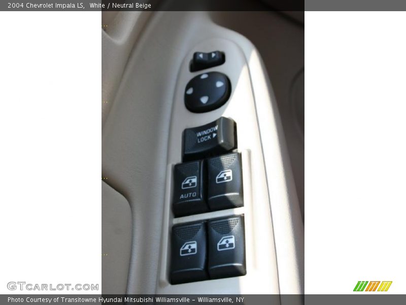 White / Neutral Beige 2004 Chevrolet Impala LS