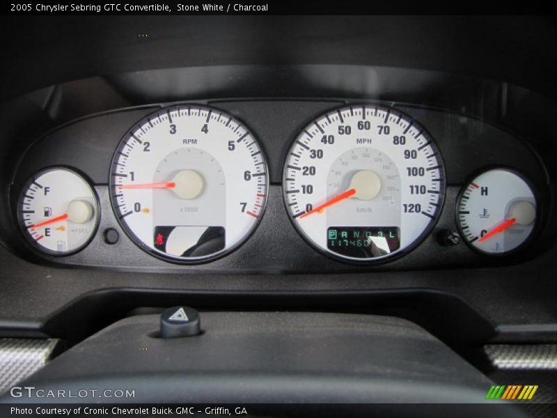 Stone White / Charcoal 2005 Chrysler Sebring GTC Convertible