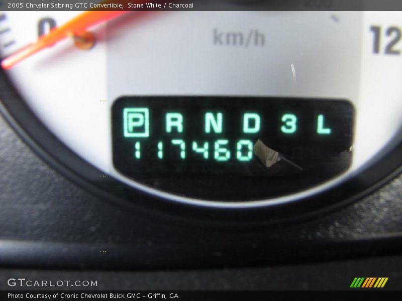 Stone White / Charcoal 2005 Chrysler Sebring GTC Convertible