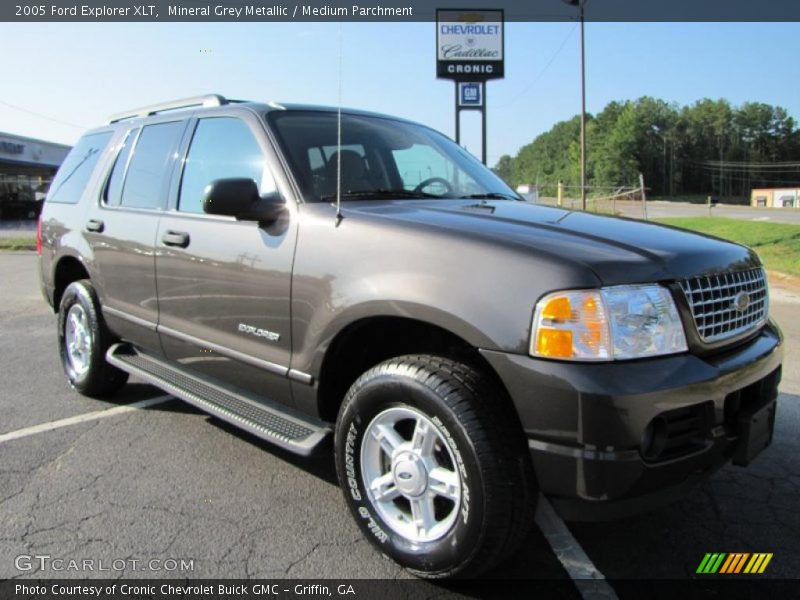 Mineral Grey Metallic / Medium Parchment 2005 Ford Explorer XLT