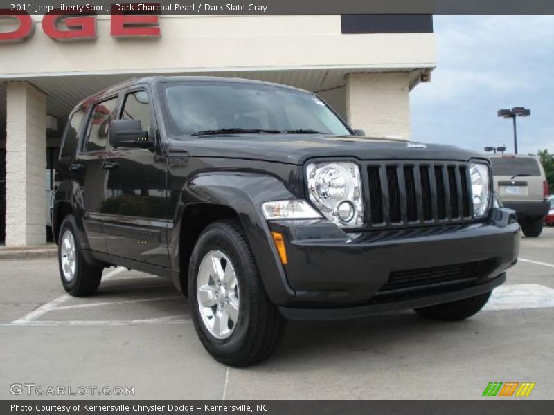 Dark Charcoal Pearl / Dark Slate Gray 2011 Jeep Liberty Sport
