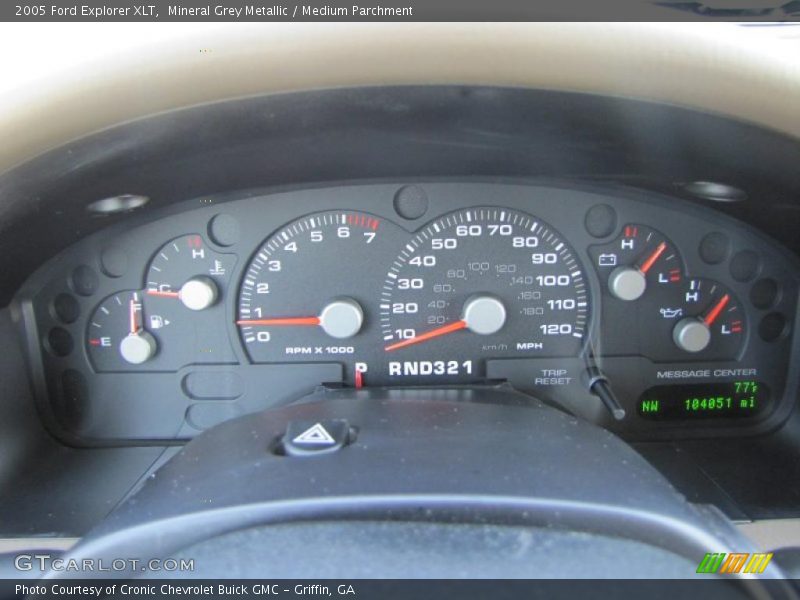 Mineral Grey Metallic / Medium Parchment 2005 Ford Explorer XLT