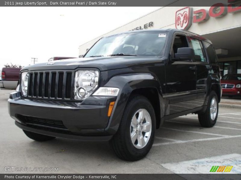 Dark Charcoal Pearl / Dark Slate Gray 2011 Jeep Liberty Sport