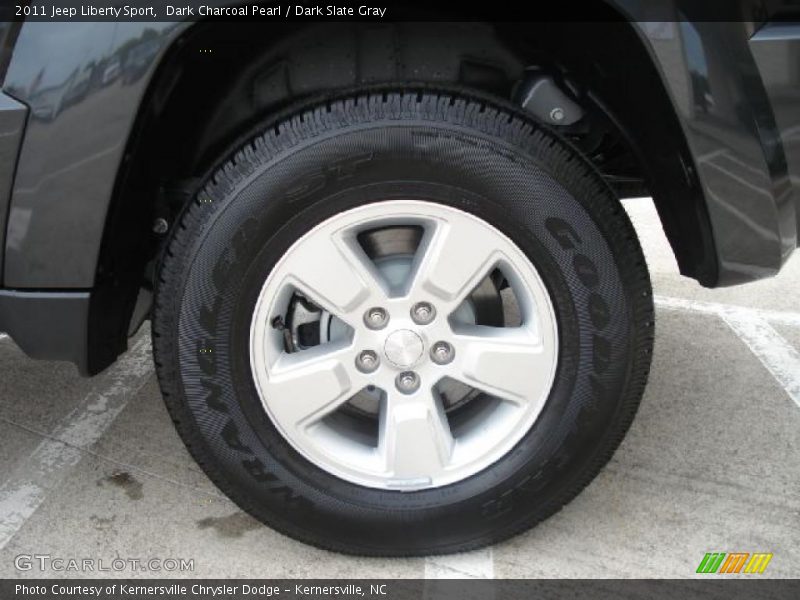 Dark Charcoal Pearl / Dark Slate Gray 2011 Jeep Liberty Sport